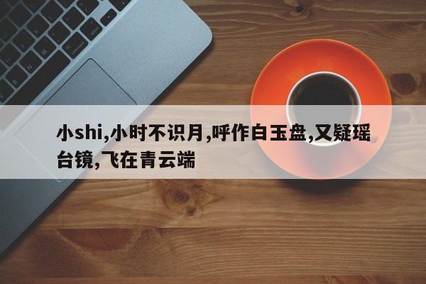 小shi,小时不识月,呼作白玉盘,又疑瑶台镜,飞在青云端