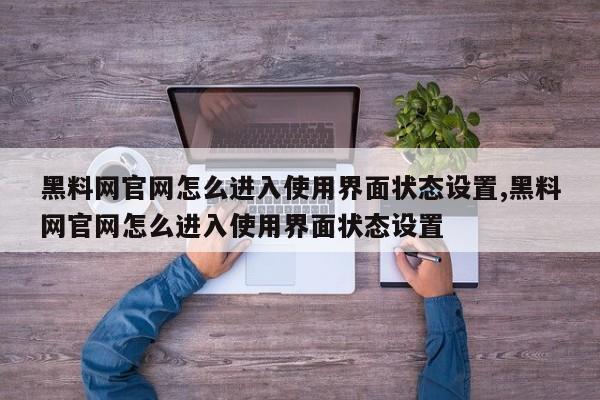 黑料网官网怎么进入使用界面状态设置,黑料网官网怎么进入使用界面状态设置